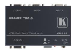 Switcher, Kramer VP-222, 2->1:2 VGA