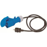 Converter, Schuko male -> 16A 1-ph female