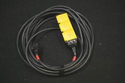 Schuko Cable 10 A 10 m,    2-way Marked Red, REV