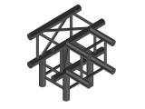 Truss FD34 4-way Corner,  T+ Down, Milos, Black