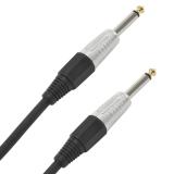 Cable, Tele Male-Male 6,3mm, Mono, 3 m, Marked Yellow
