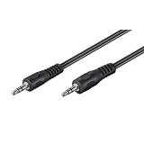 Cable, Minitele 3,5mm male - male, 0,5m