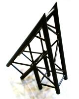 Truss FD34 2-way Corner, 45 dgr, Global, Black