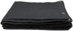 Fabric, Fond Molton, Black, 6m wide x 6m high