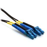 Fiber cable MultiMode LC (Purple), 2x25m, Armoured