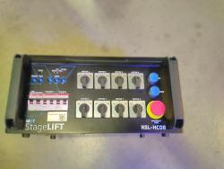 Hoist control, motor control, NextHoist, 8 ch, 32A 3-ph In/out, Harting/Soca/4-pin out