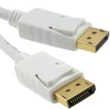Cable DisplayPort, White, Male - Male 1m, Purple